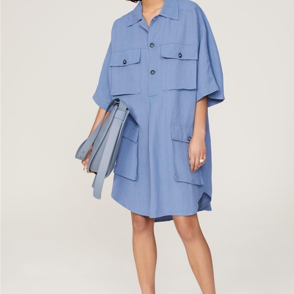 Petar Petrov Alceo Midi Button Up Oversized Shirt Dress
Size S - Picture 2 of 8